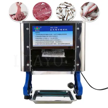 Автоматична машина за нарязване на месо, говеждо месо, агнешко месо, електрическа машина за нарязване на пресни пилешки гърди