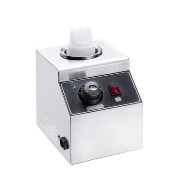 Нагревател горещ шоколад за сирене от неръждаема стомана ФГ-QK-1, машина за топене на шоколад 220/80 W, с електрически нагревател за бутилки със сос